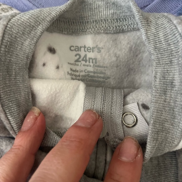 Carters Print footed fleece Pajama bundle 2T - Picture 14 of 15